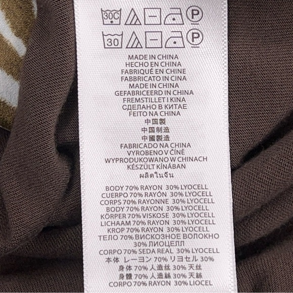 LARGE MICHAEL MICHAEL KORS BROWN ZEBRA PRINT TOP FAUX FUR FRONT - Picture 4 of 13